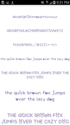 Color Fonts #6 android App screenshot 0