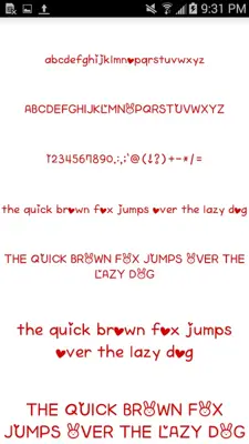 Color Fonts #6 android App screenshot 2