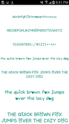 Color Fonts #6 android App screenshot 3