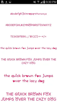 Color Fonts #6 android App screenshot 6